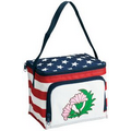 Stars and Stripes 6-Can Cooler/ Lunch Bag